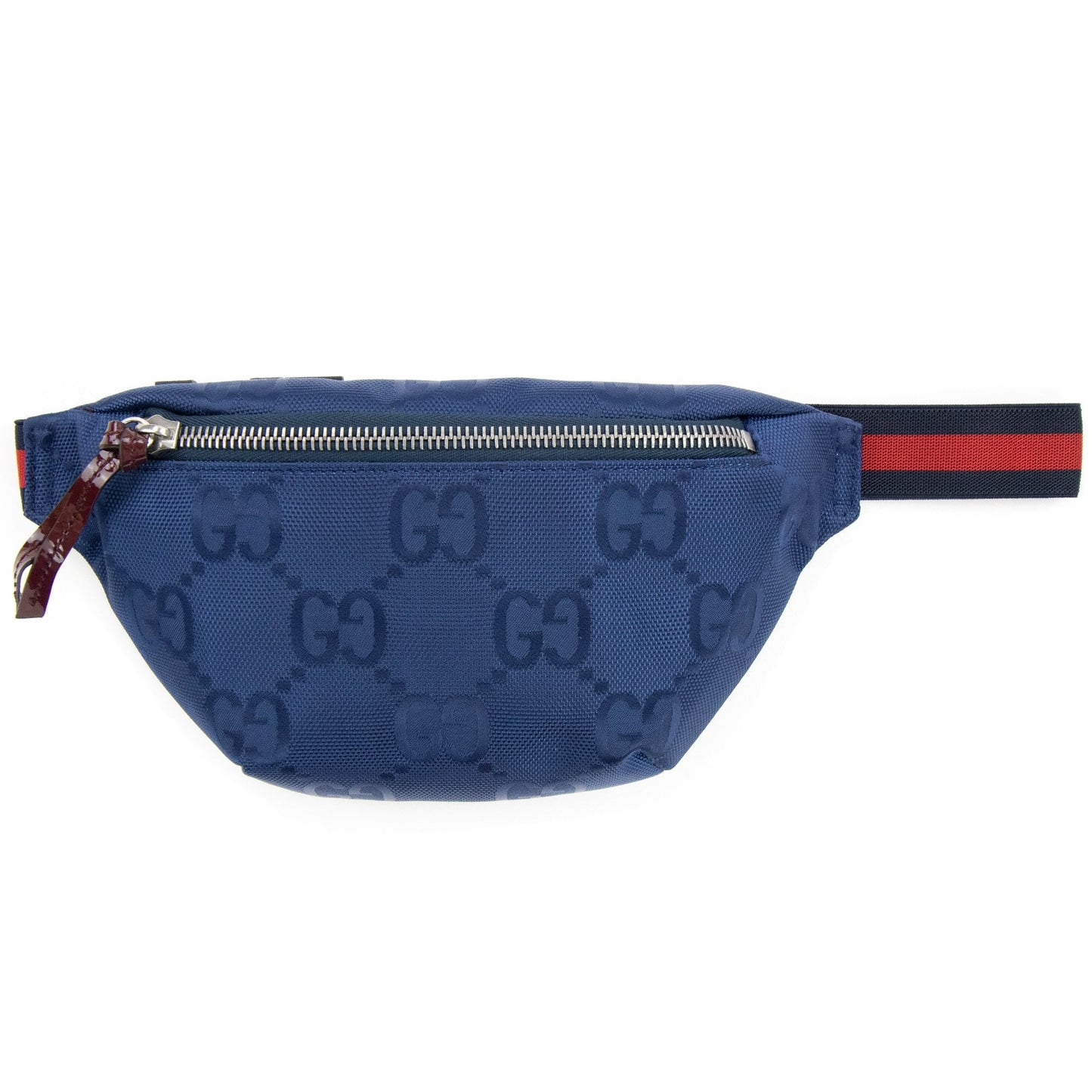 Gucci Junior Gg Monogram Print Nylon Bum Bag Blue 8278
