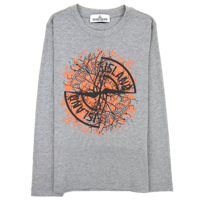 Stone Island Junior Nature T Shirt Grey V0m64