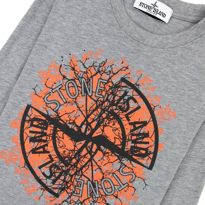 Stone Island Junior Nature T Shirt Grey V0m64