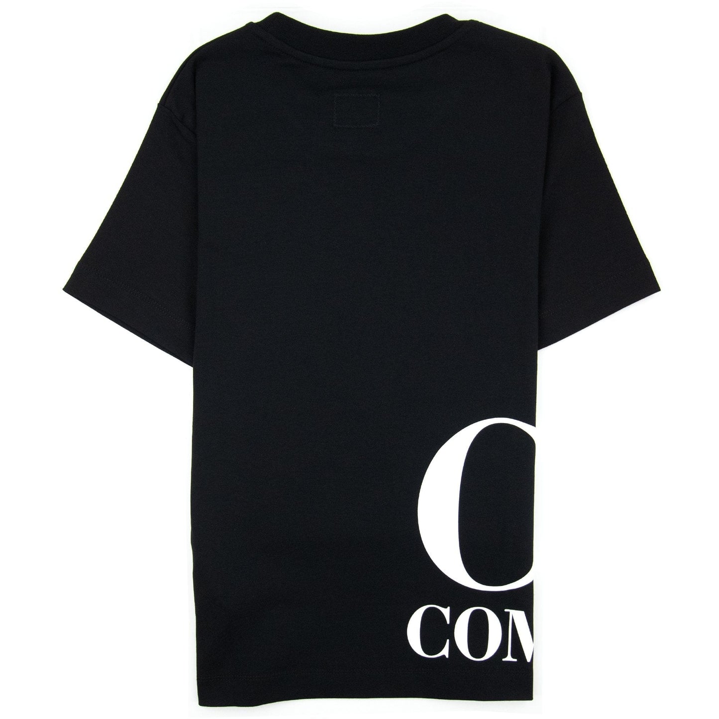 Cp Company Undersixteen Wrap Logo S/s T Shirt Black 999