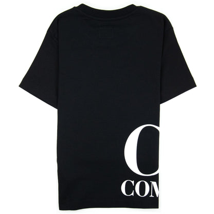 Cp Company Undersixteen Wrap Logo S/s T Shirt Black 999