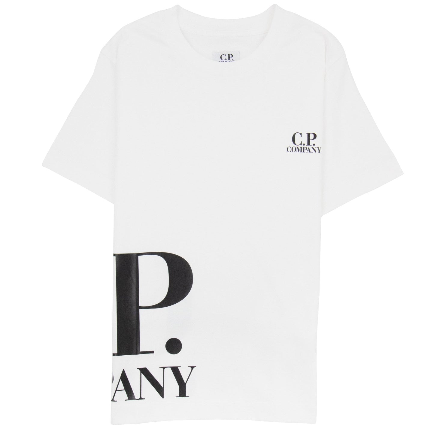 Cp Company Undersixteen Wrap Logo S/s T Shirt White 103
