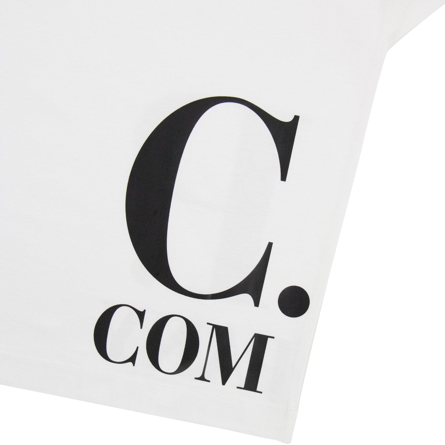 Cp Company Undersixteen Wrap Logo S/s T Shirt White 103