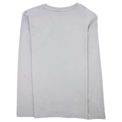 Hugo Boss Kids Logo L/s T Shirt Medium Grey