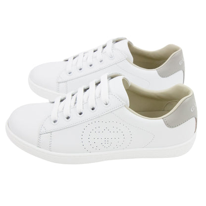 Gucci Junior Gg Ace Sneaker White 9060