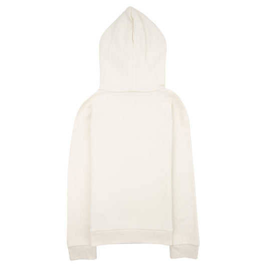 Gucci Junior Logo Print Hoodied Sweatshirt White 9112