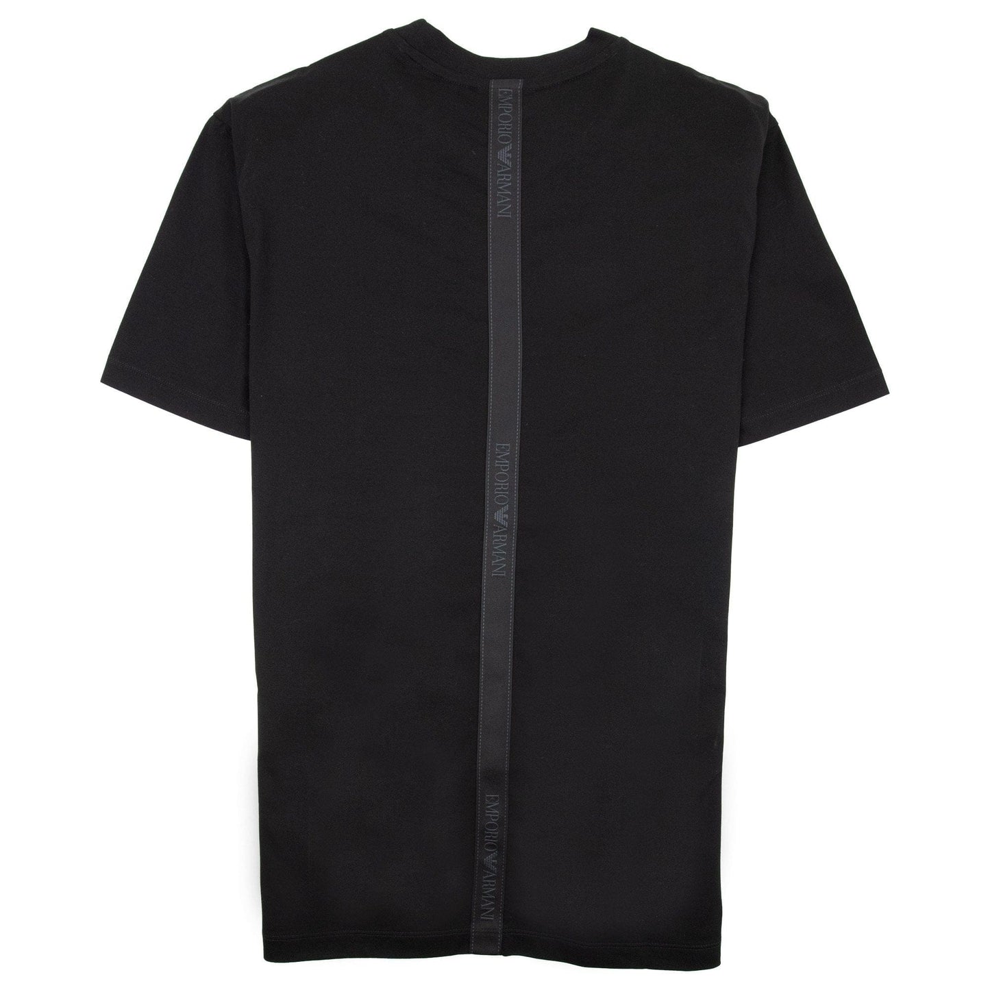 Emporio Armani Tape Logo S/s T Shirt Black 999