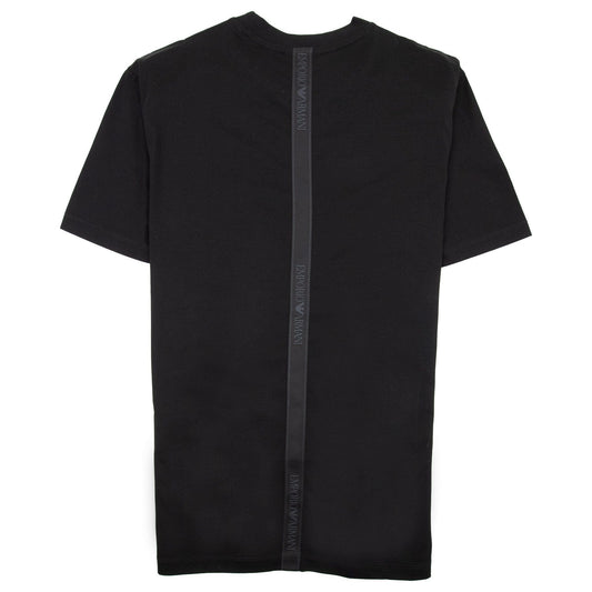 Emporio Armani Tape Logo S/s T Shirt Black 999