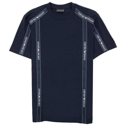 Emporio Armani Tape Logo S/s T Shirt Blue/navy 0920