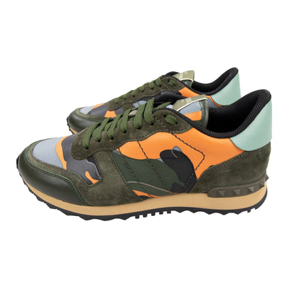 Valentino Fr4 Rockrunner Sneaker Khaki/orange