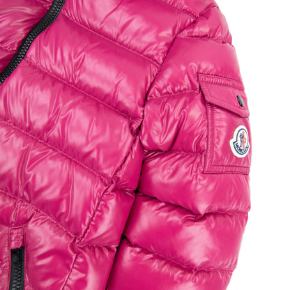 Moncler Junior Moka Padded Coat Fuchsia 675