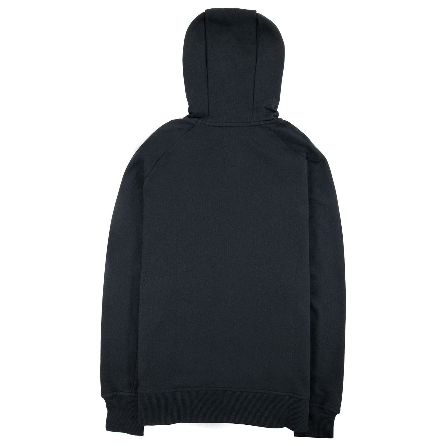Cp Company Diagonal Raised Fleece Full Zip Goggle Hoody Black 999
