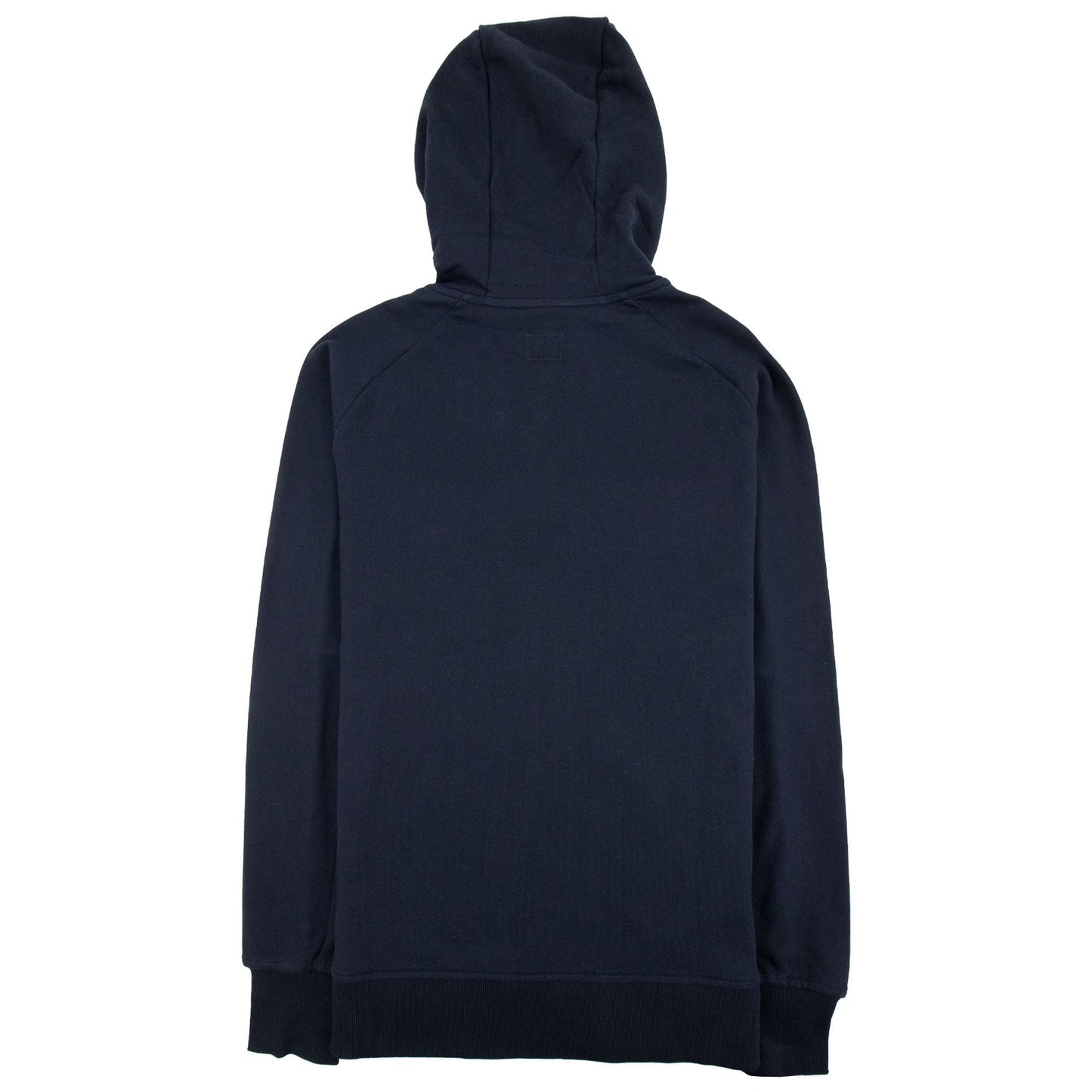 Cp Company Diagonal Raised Fleece Full Zip Goggle Hoody Navy 888