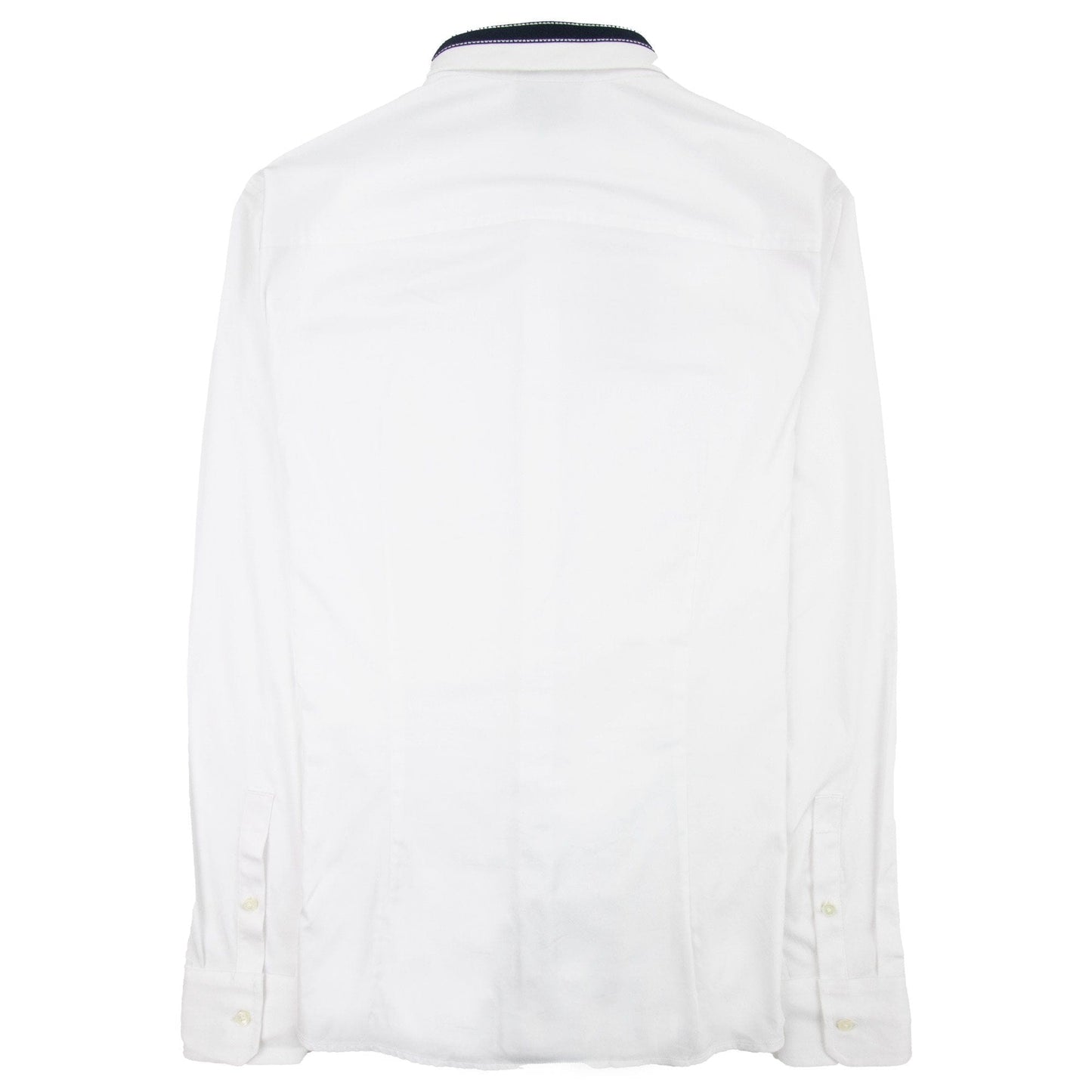Emporio Armani Tape Logo Regular Fit Shirt Bianco 0100