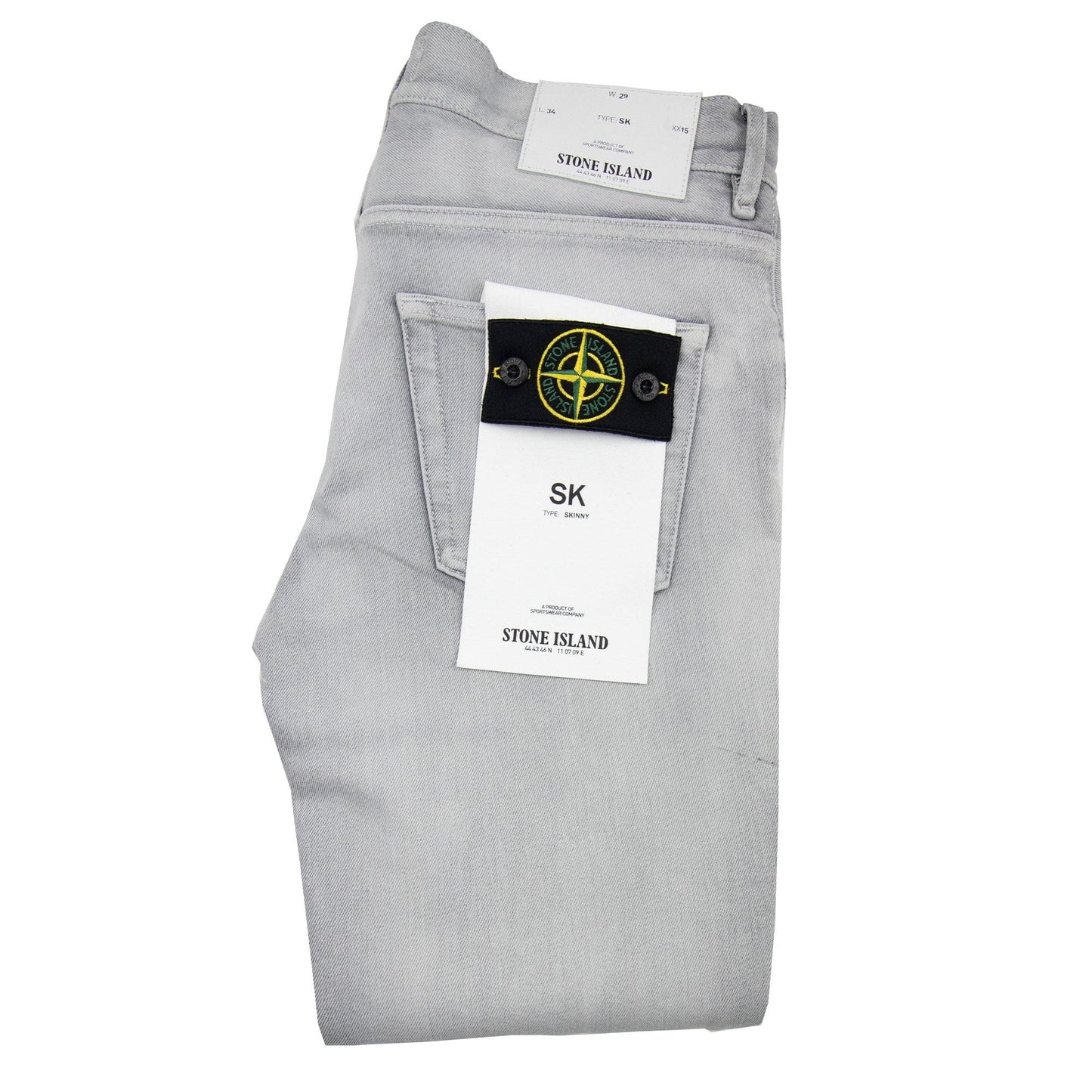 Stone Island SK Skinny Fit Jean Grey