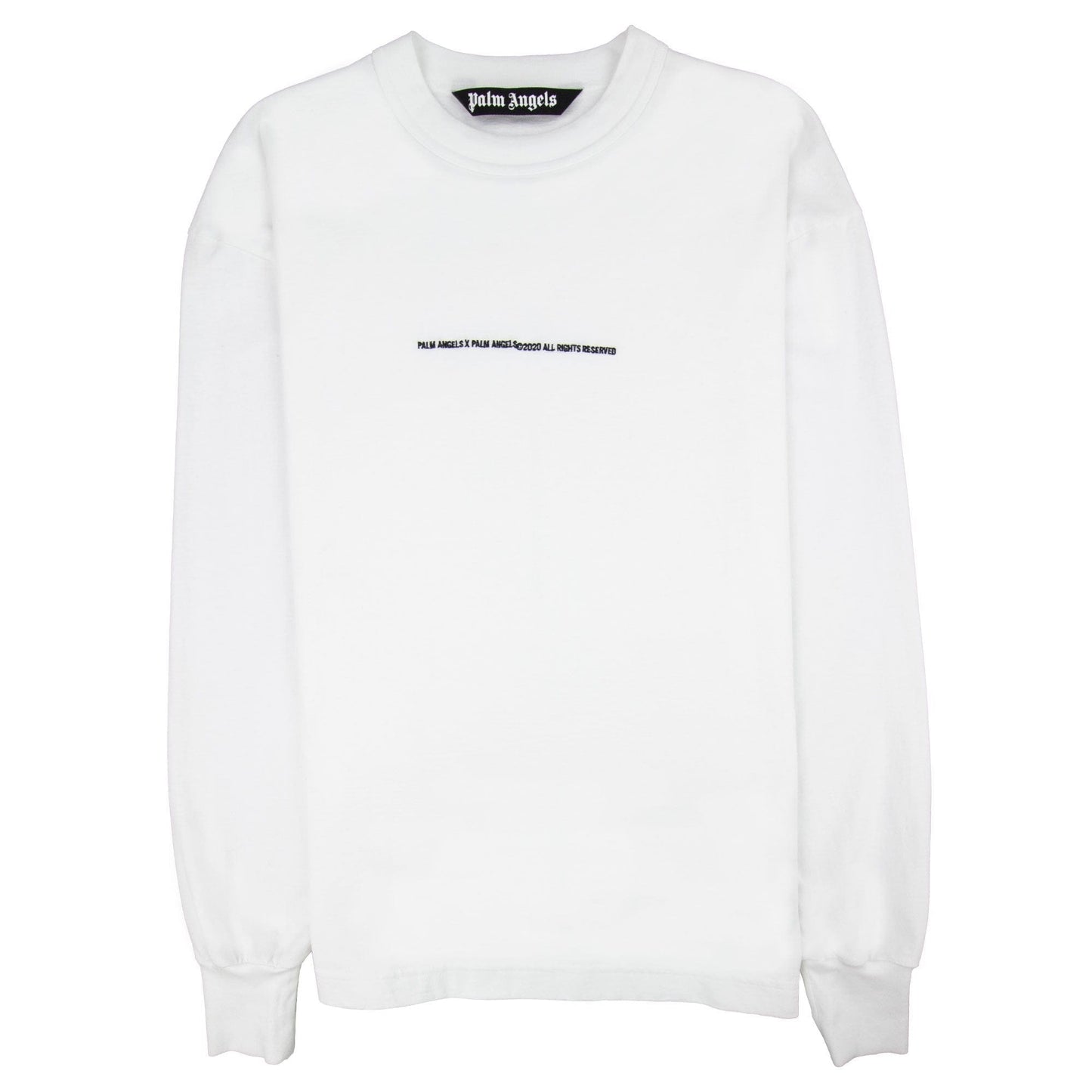 Palm Angels PXP Tonal L/s T Shirt White