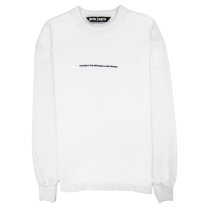 Palm Angels PXP Tonal L/s T Shirt White