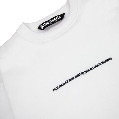 Palm Angels PXP Tonal L/s T Shirt White