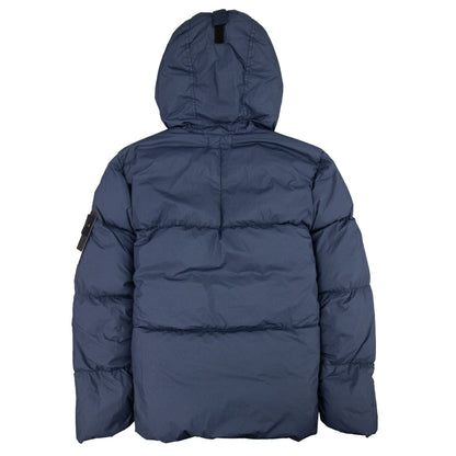Stone Island Crinkle Reps Puffer Down Jacket Navy V0028