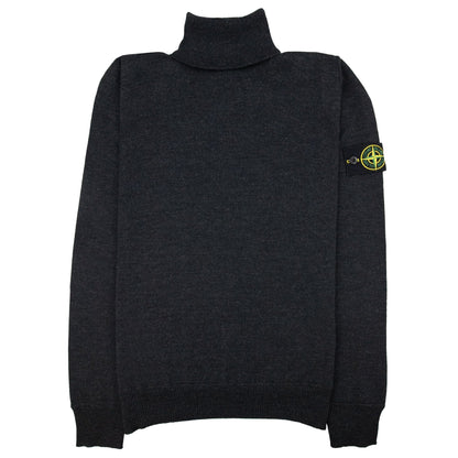 Stone Island 528c4 Rollneck Jumper Dark Grey V0065
