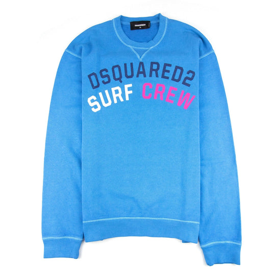 Dsquared2 Dsquared Surf Crew Sweatshirt Blue