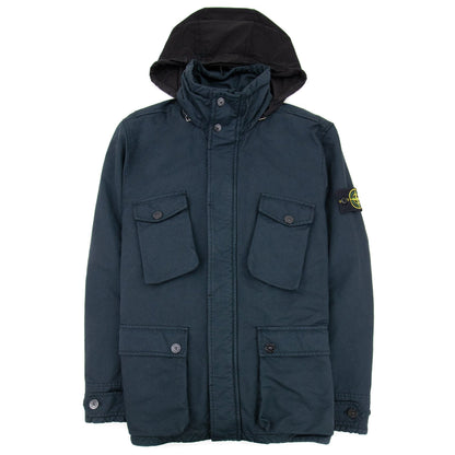 Stone Island David-tc Primaloft Insulation Field Jacket Navy Blue V0020