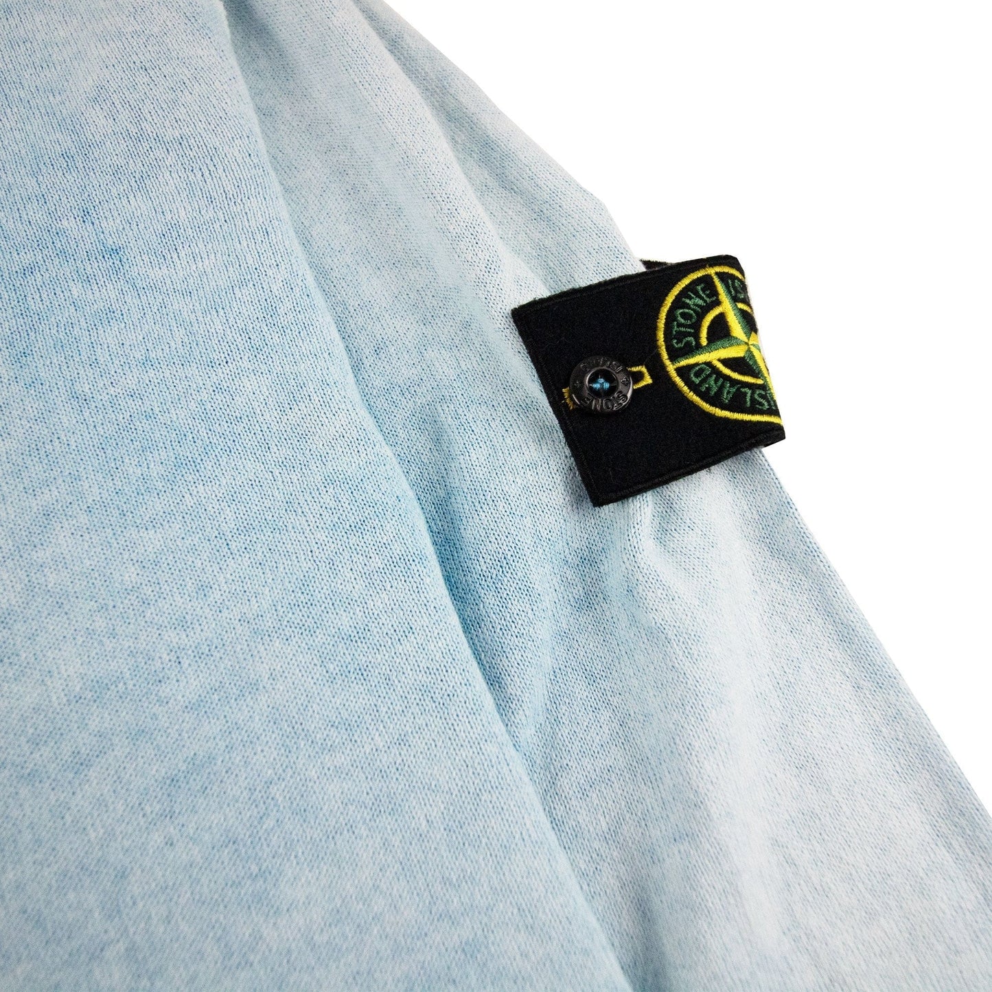 Stone Island Reversible Patch Logo Jumper Teal