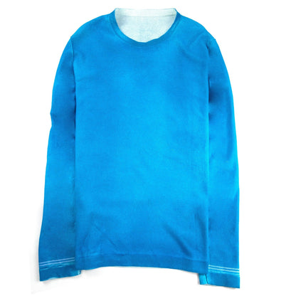 Stone Island Reversible Patch Logo Jumper Teal