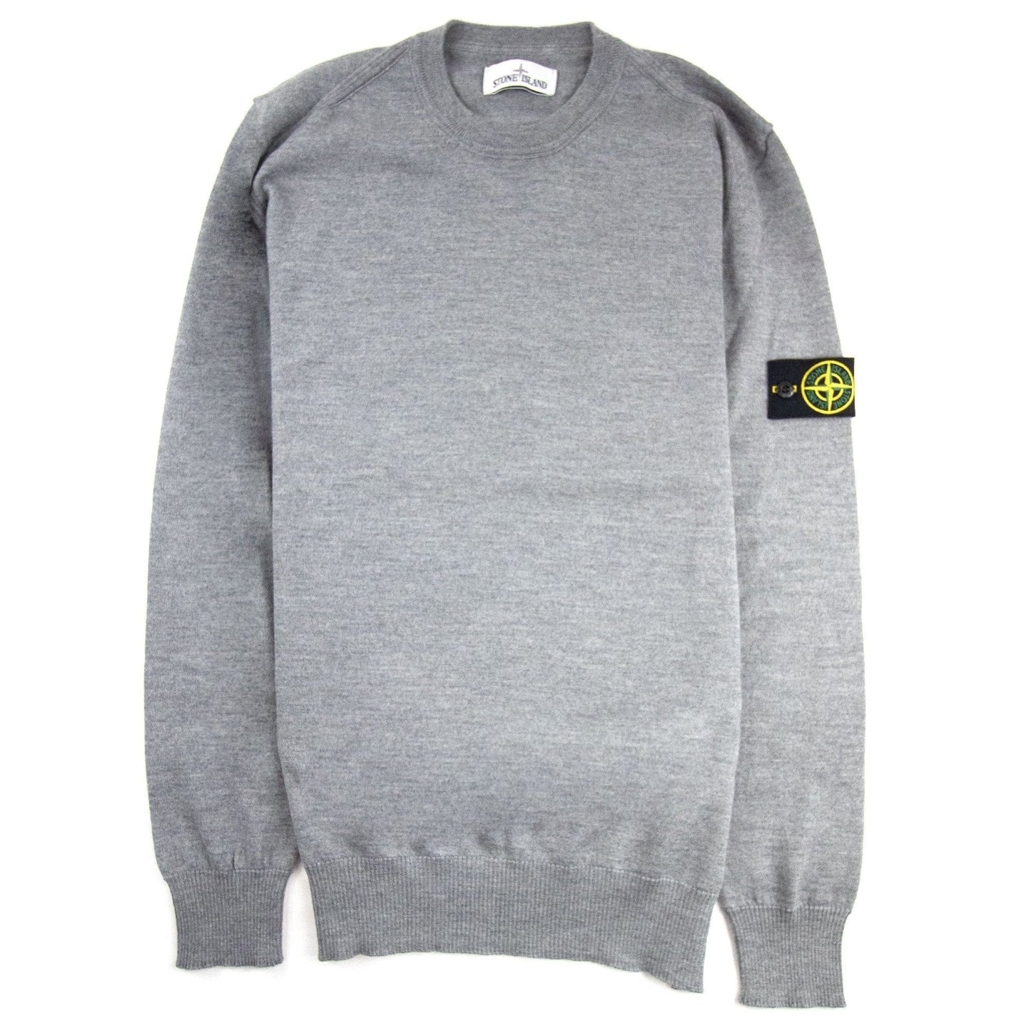 Stone Island 524c4 Crewneck Wool Knit Grey V0060