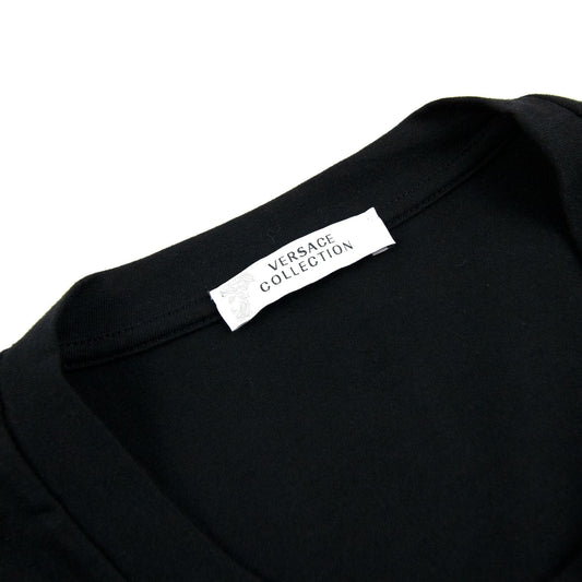 Versace Collection Branch Print T-shirt Black