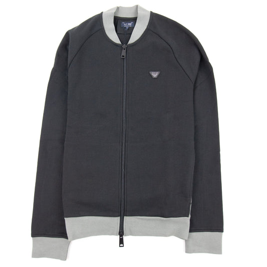 Armani Jeans Eagle Logo Bomber Jacket Black