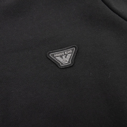 Armani Jeans Eagle Logo Bomber Jacket Black