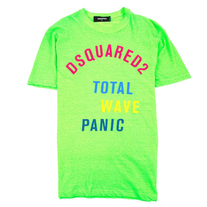 Dsquared2 Total Wave Logo T Shirt Green