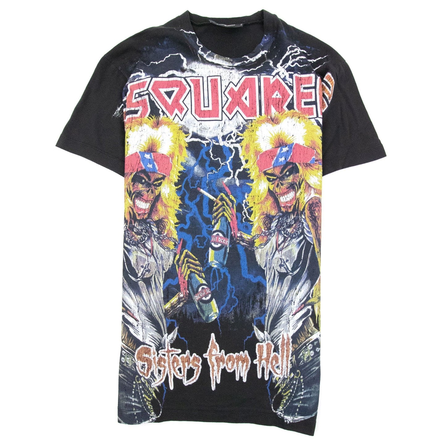 Dsquared2 Sisters From Hell T Shirt Black