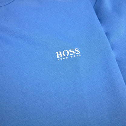Hugo Boss Regular-fit T-shirt With Contrast Logo Light Blue