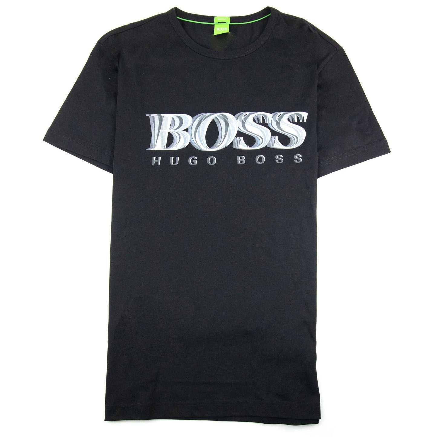 Hugo Boss Tee 7 Logo T Shirt Black 001