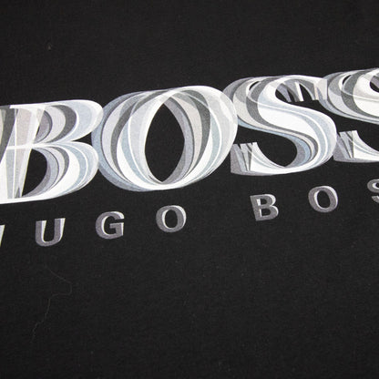 Hugo Boss Tee 7 Logo T Shirt Black 001
