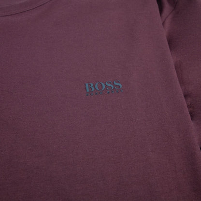 Hugo Boss Small Logo Long Sleeve Togn Burgundy