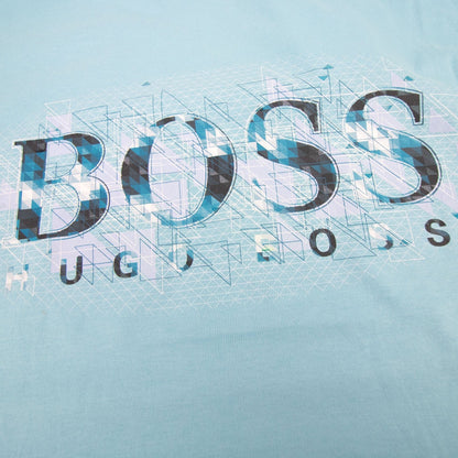 Hugo Boss Triangle Logo Tee 8 Turquoise SA30