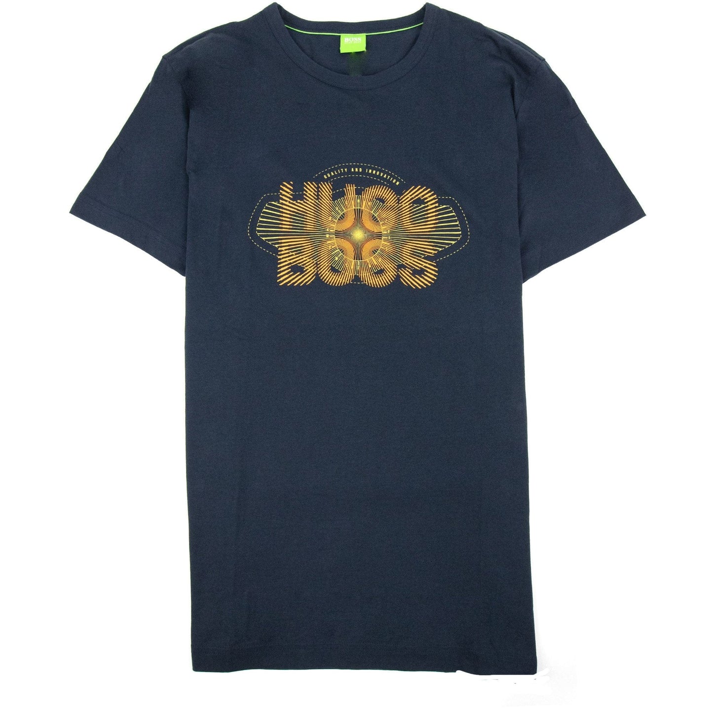 Hugo Boss Tee 2 Logo T Shirt Navy 410 SA30