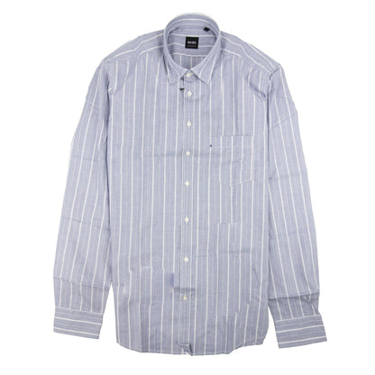 Hugo Boss Navada Stripe L/s Shirt Sky Blue SA30