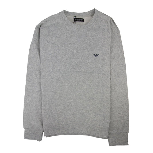 Emporio Armani Eagle Logo Light Fleece Sweatshirt Light Grey SA30