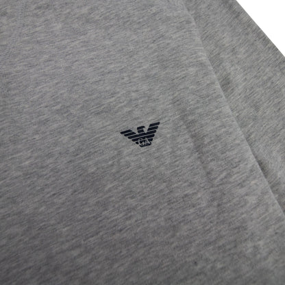 Emporio Armani Eagle Logo Light Fleece Sweatshirt Light Grey SA30