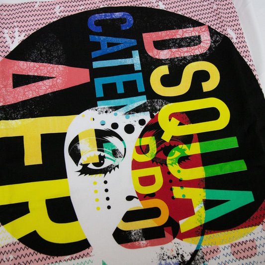 Dsquared2 Caten Brothers Logo T Shirt White SA30