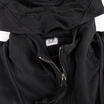 Cp Company Arm Lense Zip Up Hoody Black 999 SA30