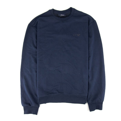 Armani Jeans Sweat Rubber Logo Navy SA30