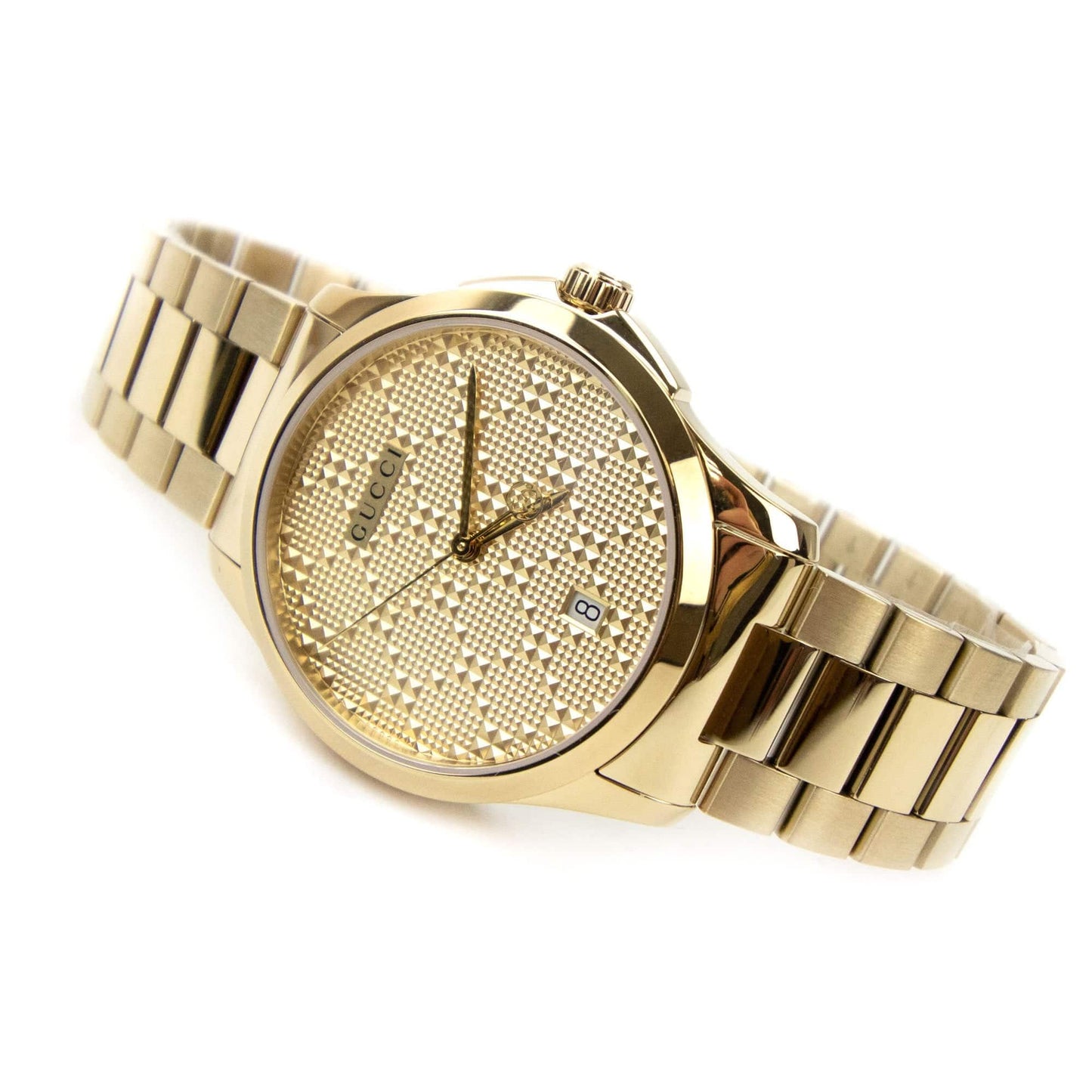 Gucci G-timeless Patterned Dial Bracelet Watch