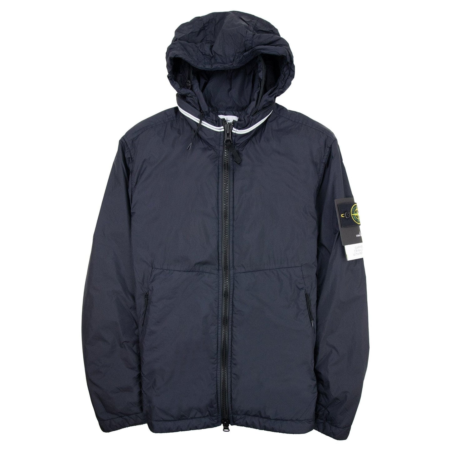 Stone Island 40523 Garment Dyed Crinkle Reps Jacket Navy V0020