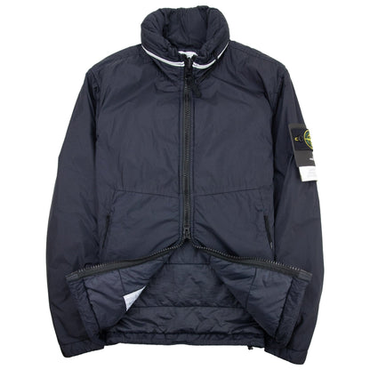 Stone Island 40523 Garment Dyed Crinkle Reps Jacket Navy V0020