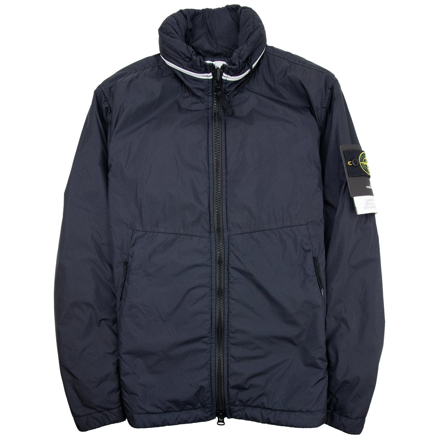 Stone Island 40523 Garment Dyed Crinkle Reps Jacket Navy V0020
